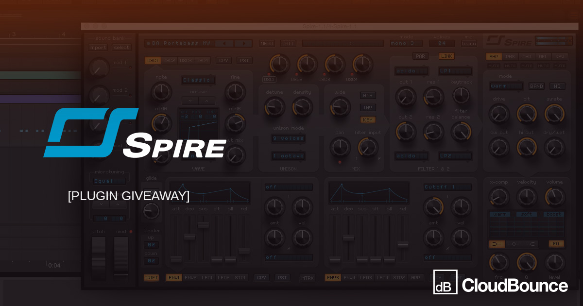 Spire Synthesizer [GIVEAWAY] CloudBounce